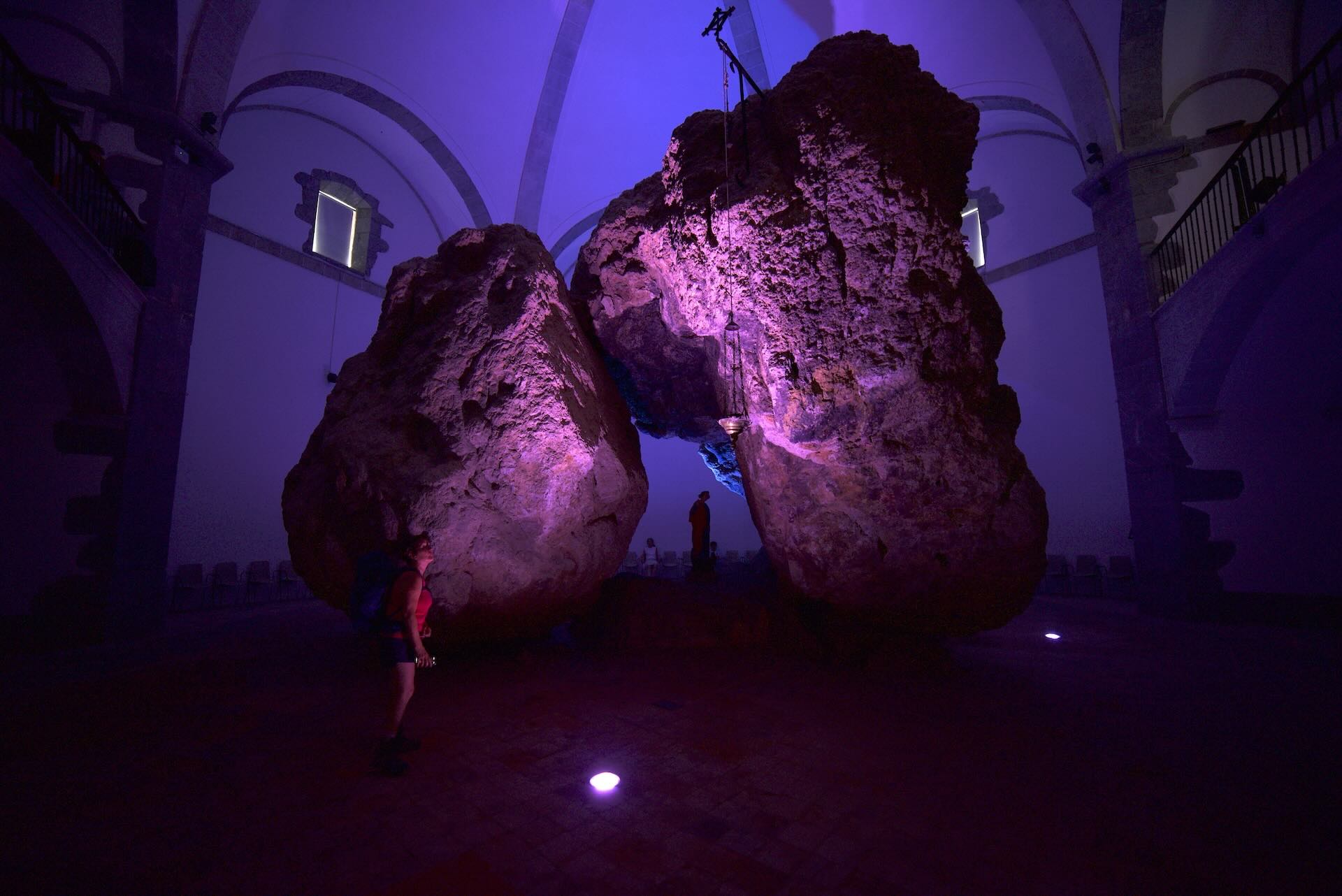 Instalación artística de Luz y Sonido en la Ermita de Arretxinaga